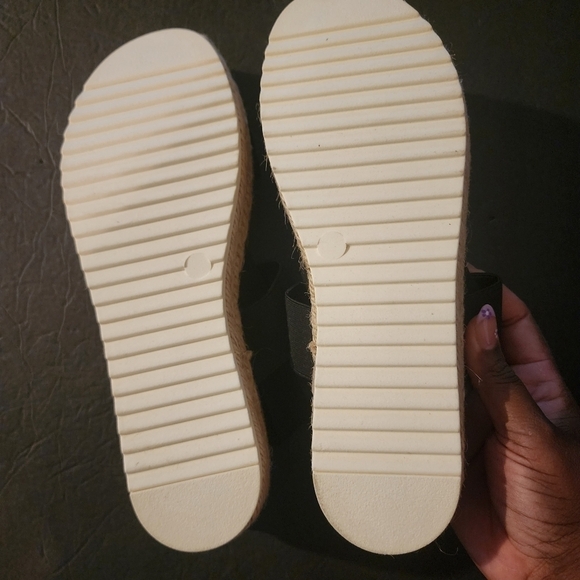 Madden Girl Black Cassie Espadrille Sandals Size 11M NWOB - Picture 7 of 9